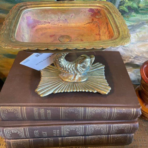 Moxie - Brass Fish Soap Dish