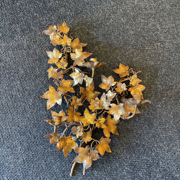 Moxie -Italian Tole Leaf Triple Candle Sconce - 15 x 21