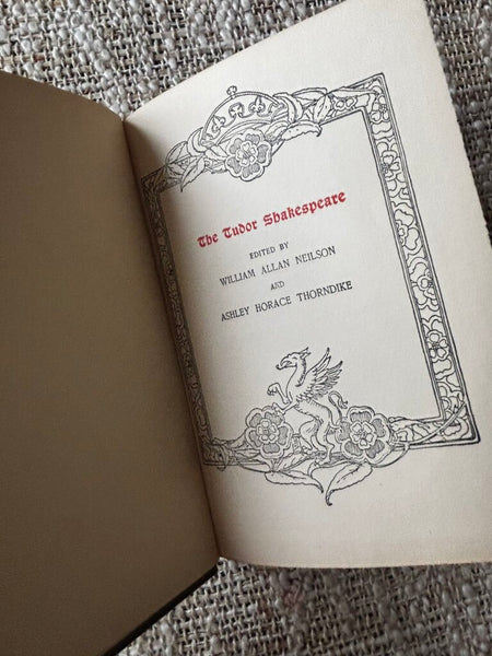 1925 The Tudor Shakespeare - Twelfth Night