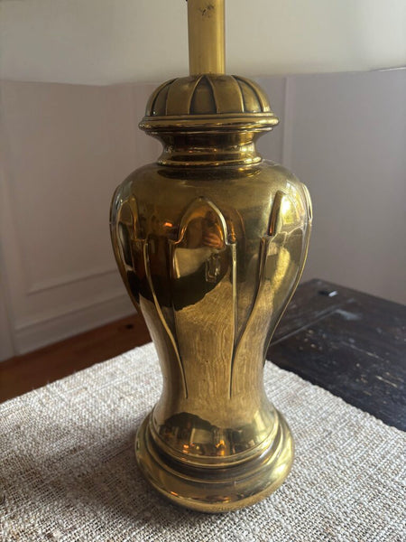 Vintage Brass Urn Lamp
