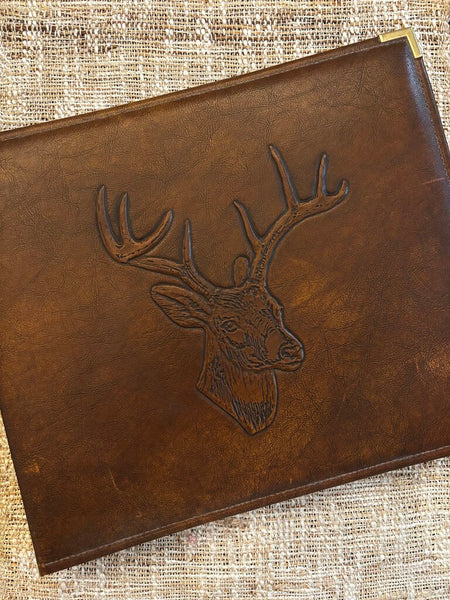 Vintage Spirtsman Journal w/ Embossed Deer