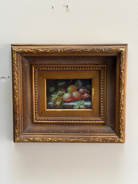 1618 Vintage Fruit Still Life Painting