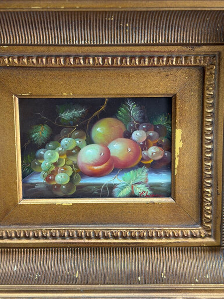 1618 Vintage Fruit Still Life Painting