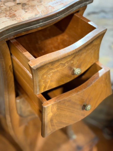 Italian Marquetry Small Side Table