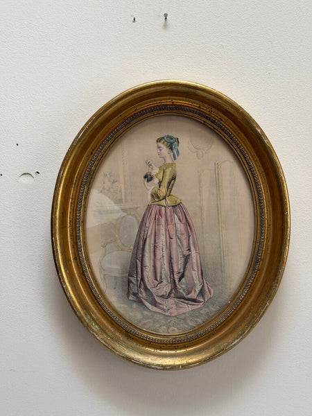 1807 Antique hand colored print