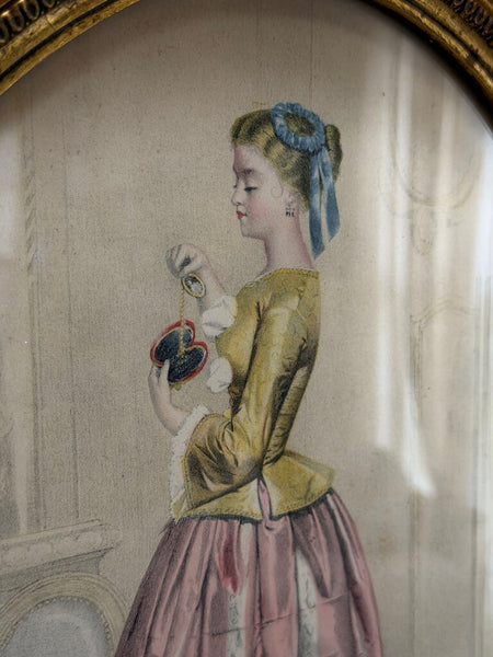 1807 Antique hand colored print