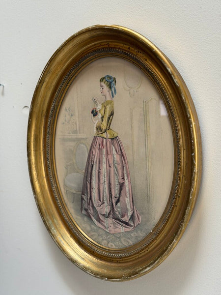 1807 Antique hand colored print