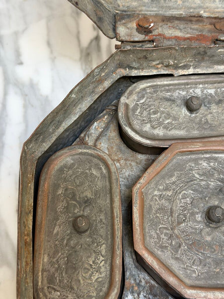 0231 Hand Hammered Antique Metal "Paandaan"
