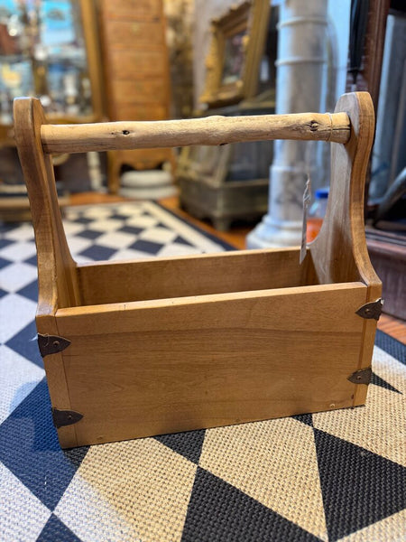Handmade wooden toolbox