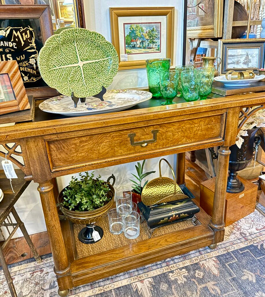 Vintage American of Martinsville bar/server with flip top and drawer 49Lx18Dx31T PICKUP ONLY