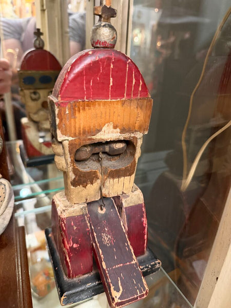 Antique Folkart Nutcracker with rolling eyes