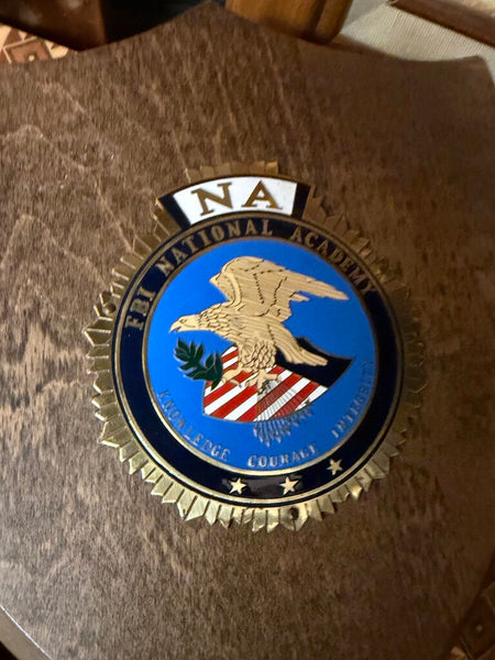 Vintage FBI National Academy Plaque