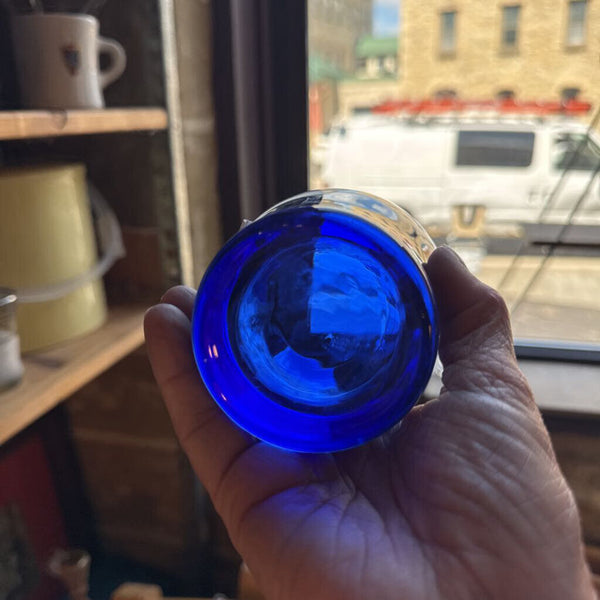Libby perception Mediterranean cobalt blue glass double old fashioned (each)