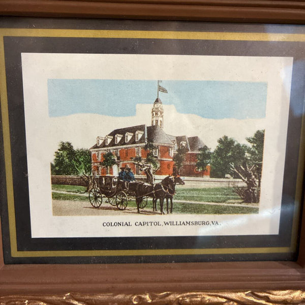 Vintage Capitol Building Williamsburg, VA 7" x 6"