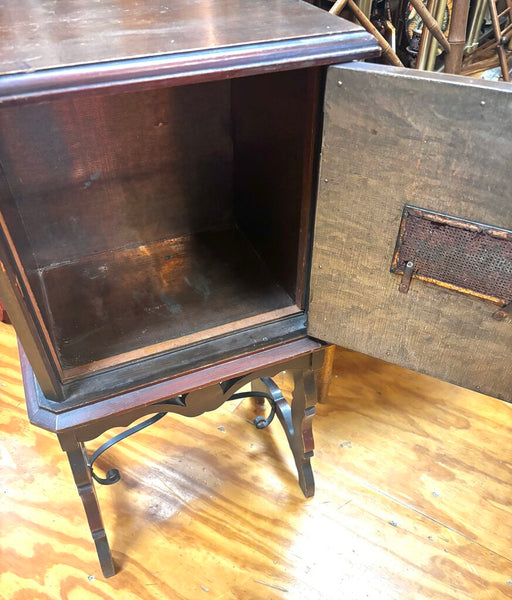 Antique Smoking Stand Cigar Humidor