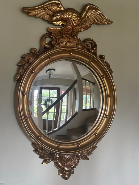 FEDERAL SYROCO CONVEX "BULLSEYE" MIRROR 29"H X 18"W, IN STORE PICKUP