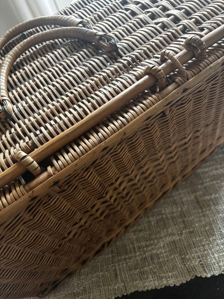 Antique Picnic Basket
