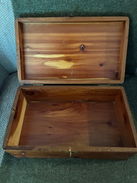 Vintage Wood Equestrian Box 11" x 4.5 x6"