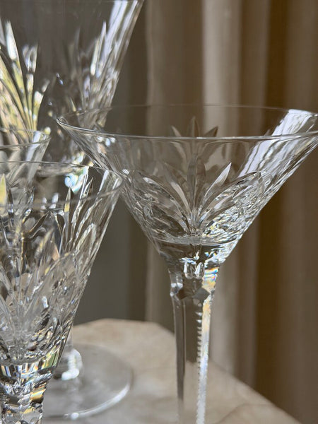 Set of 5 Crystal Glasses