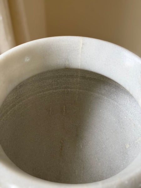 1359 Heavy Marble Bowl/Pot
