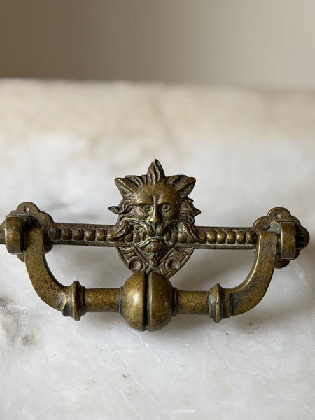 Lion Bronze Drawer Pull