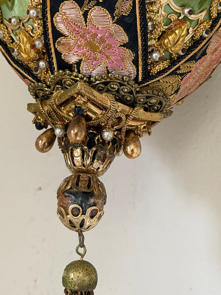 1754 Ornate Beaded/embroidered Ornament