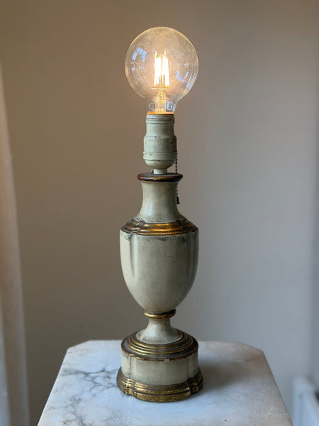 Italian Borghese Gilded lamp