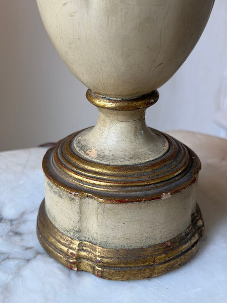 Italian Borghese Gilded lamp