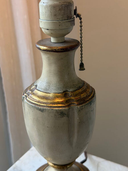 Italian Borghese Gilded lamp