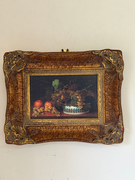 1627 Framed Still Life Fruit Print
