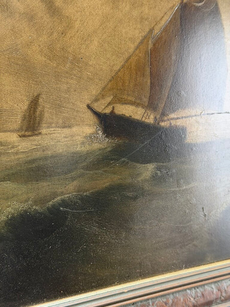 1822 Nautical Textured Print