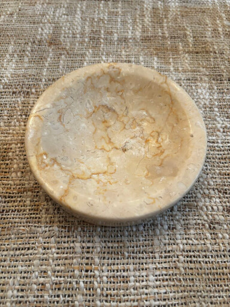 Travertine Trinket Dish
