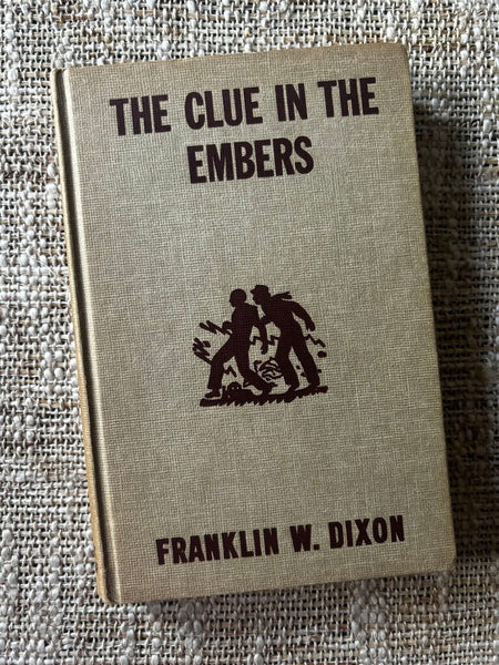 HARDY BOYS The Clue in the Embers Franklin W. Dixon Vintage Hardcover 1955