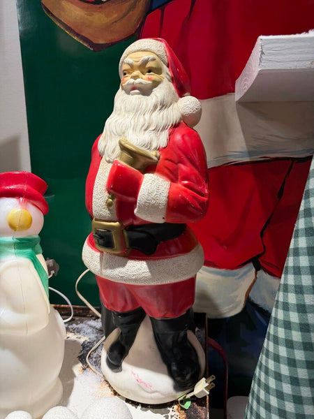 JFV ~ Vintage Santa Blowmold -Empire 1969