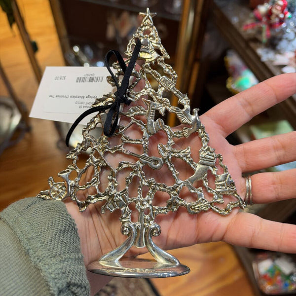 Vintage Silverplate Christmas Tree