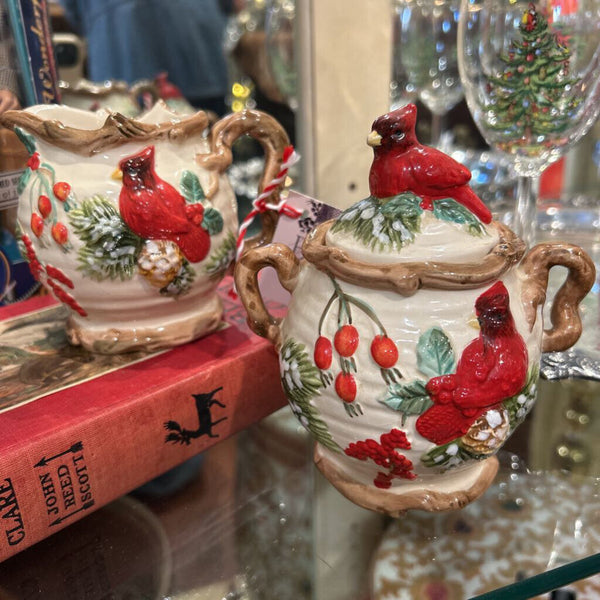 VTG KALDUN AND BOYLE CARDINAL CREAMER AND SUGAR SET