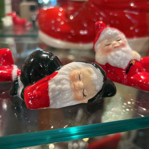 VTG RESTING CHRISTMAS ELVES PORCELAIN FROM HOUSE OF LLOYD SET OF 3