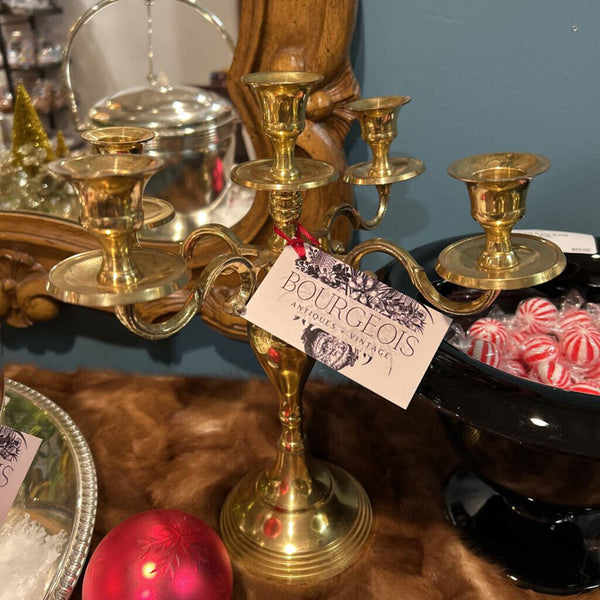 BRASS CANDELABRA