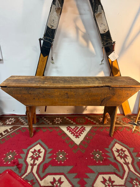 Rustic Wooden Bench Pick Up Only 40" x 9.5" x 19" W2368