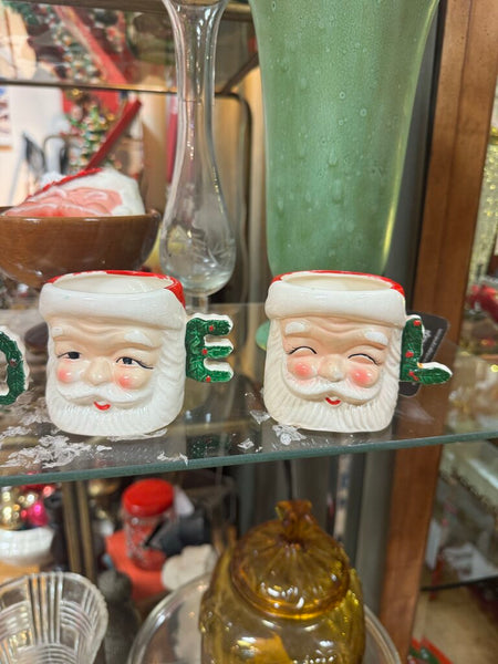 Set of 4 NOEL Santa Mugs H4092