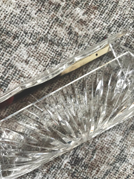 Vintage Lucite Acrylic Clutch Hinged