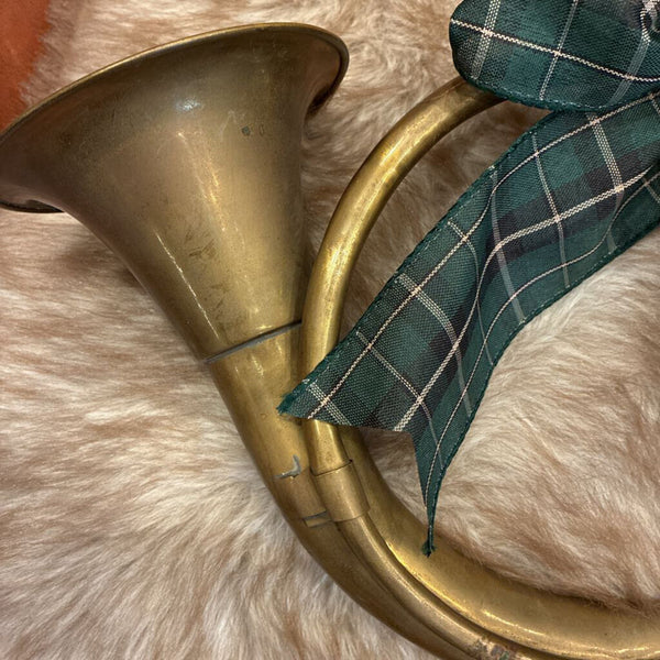 Vintage French Horn 9" x 14"