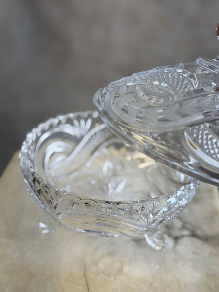 Crystal Lidded Dish