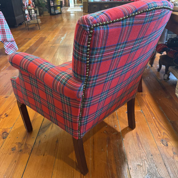 Plaid Chair 30W 30D 36H IN STORE PICKUP ONLY