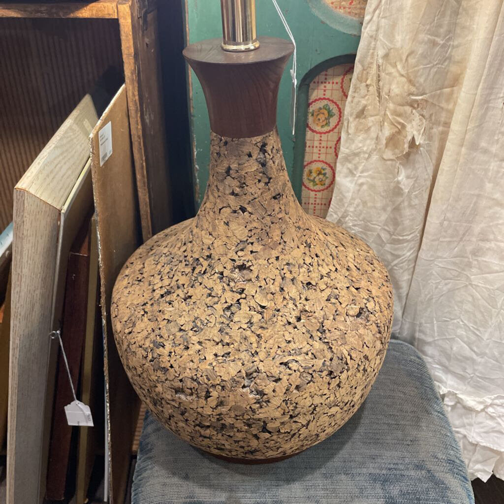 MCM cork lamp