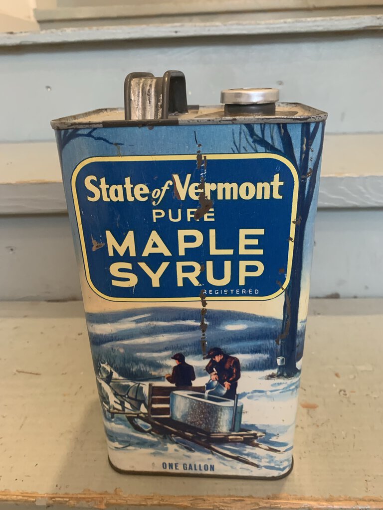 Vintage State of Vermont Maple Syrup Csn