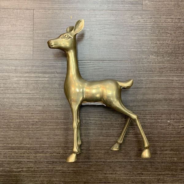 Vintage brass deer
