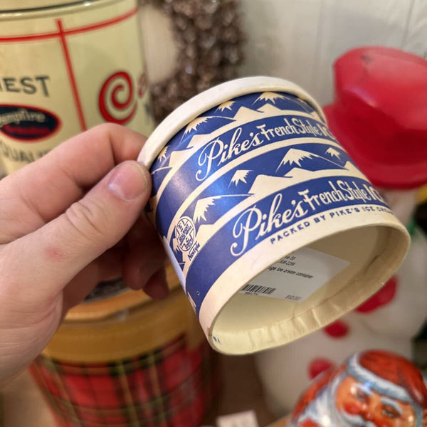 Vintage ice cream container