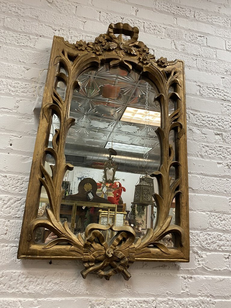 Large Ornate Gold Mirror HEAVY W0744 IN STORE PICK UP ONLY