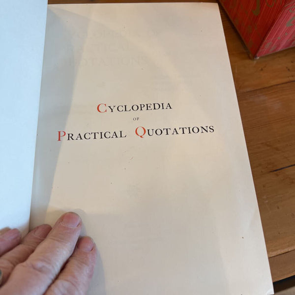 Encyclopedia of practical Quotations